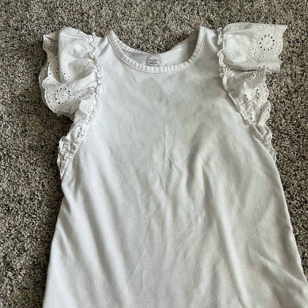 Wonder Nation Soft White Shirt